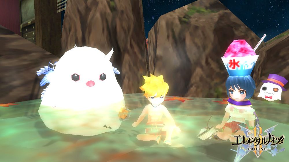 冒険に同行してくれる仲間とともに進むキャラクターたち