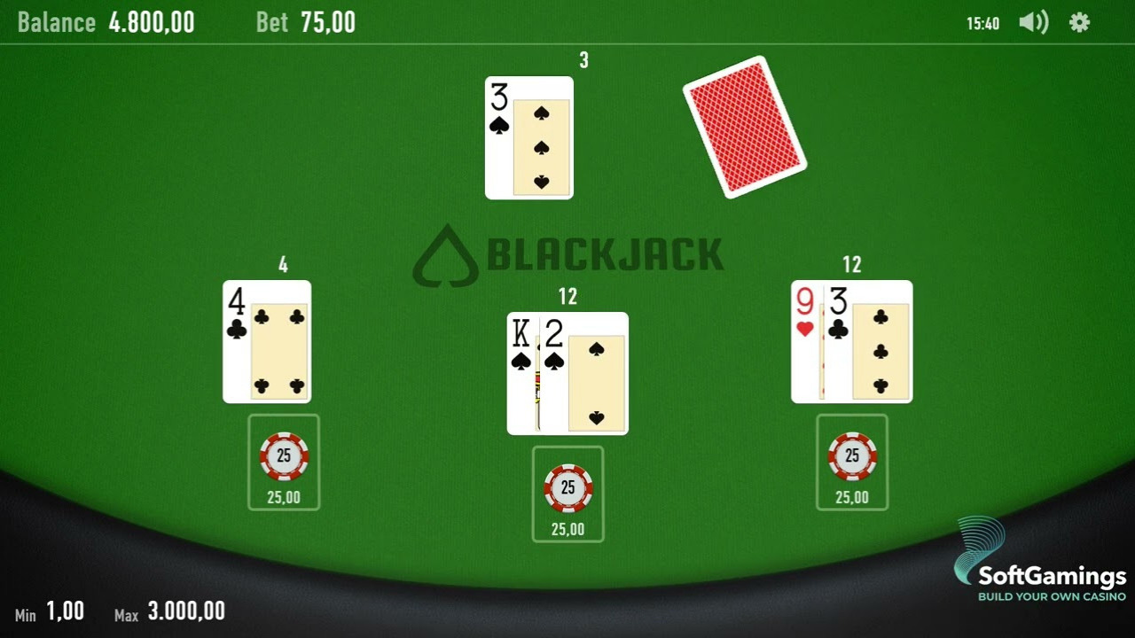 Blackjack Neoゲーム画面
