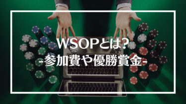 WSOPとは？参加費や優勝賞金、過去の日本人の優勝者やWSOP2022の結果も紹介