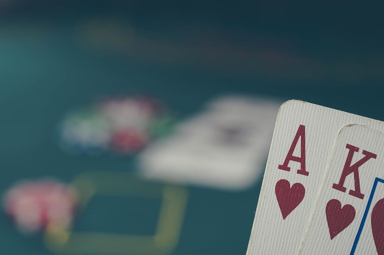ポーカープレイ中のイメージ画像