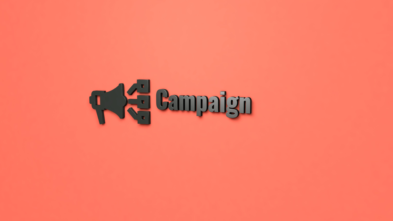 campaignの文字とメガホン
