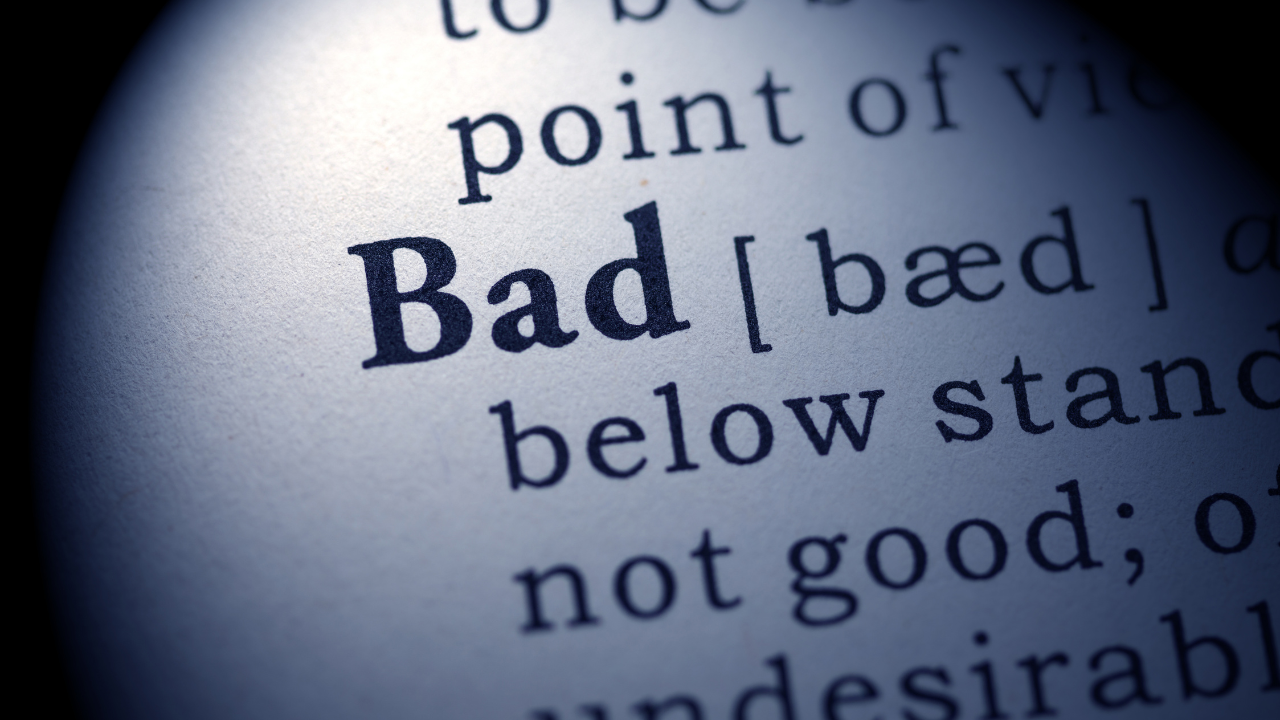 badの文字