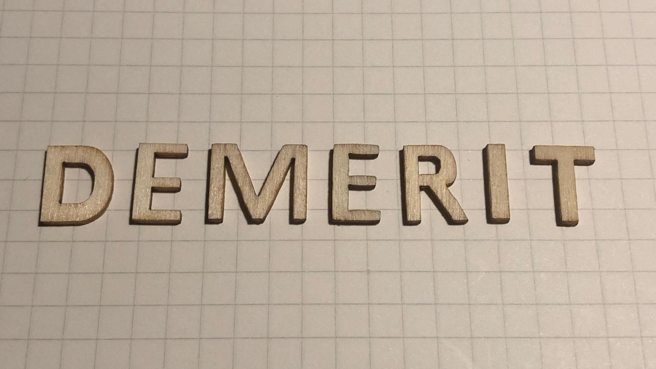 demeritのブロック