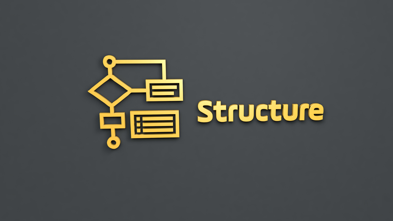 structureの文字とアイコン
